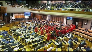 SOUTH AFRICA - Cape Town - EFF disrupts State of the Nation Address (Video) (BBV)