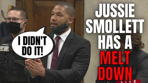 Jussie Smollett Has A MELTDOWN And Plays Victim While Being Sentenced To Jail For Faking Hate Crime