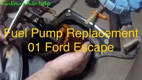 Fuel Pump Replacement 01 Ford Escape 3L