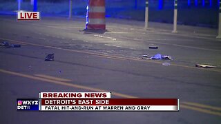 Man killed in hit and run on Detroit's east side