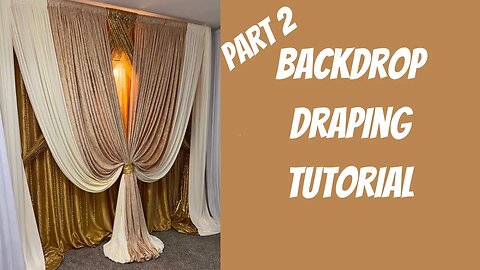 Event Draping Tutorial | Backdrop