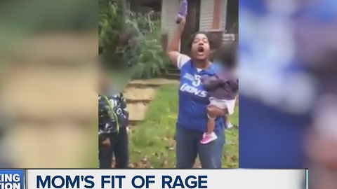 Mom's fit of rage caught on tape