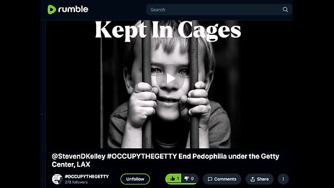 @StevenDKelley #OCCUPYTHEGETTY End Pedophilia under the Getty Center, LAX