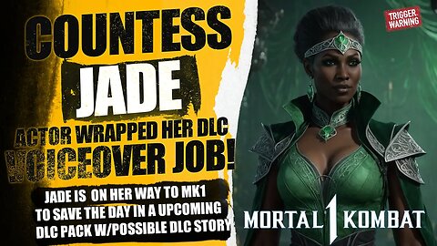 Mortal Kombat 1 : Countess Jade Voice Actor Just WRAPPED Her DLC RECORDING Session at WB GAMES/NRS!