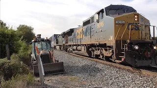 CSX M332 Intermodal/Manifest Mixed Freight Train from Sterling, Ohio September 16, 2023