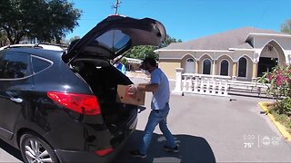 Islamic Society of Tampa Bay giving out food during crisis