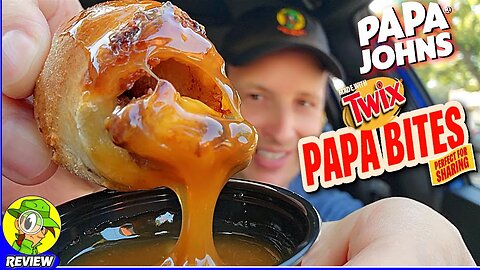 Papa John's® TWIX® PAPA BITES Review 👨‍🍳🍮🍪👄 ⎮ Peep THIS Out! 🕵️‍♂️