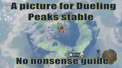 A picture for Dueling Peaks stable Side quest guide - Tuft Mountain | Zelda TOTK