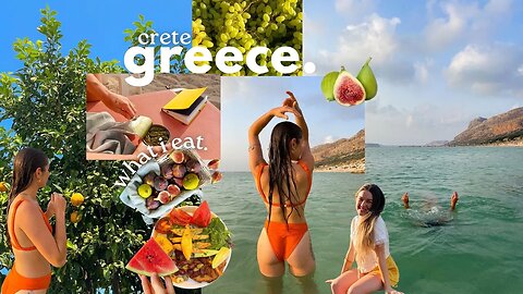 Greece, Crete Island 🧿🌀 a dreamy vlog full of adventures ( what I eat )