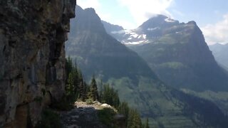 Glacier National Park - Highline Trail Alone with our Bear Bell