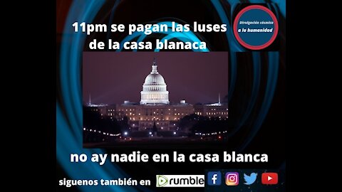 11 pm se apagan las luces de la casa blanca