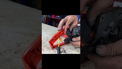 Electric Engine Chainsaw Repair and Reuse