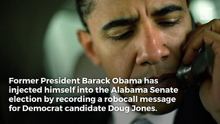 Obama Injects Himself Into Alabama Race