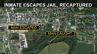 An inmate at the Ionia County Jail has surrendered after escaping on Friday.