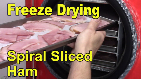 Freeze Drying Spiral Sliced Ham For Sandwiches