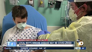 Poway boy's immune disease may be linked to COVID-19