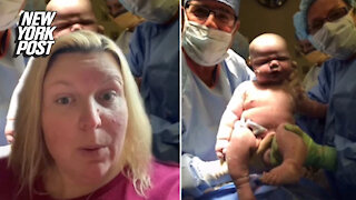 'I gave birth to a toddler': Mom had a 'whopping' 14-pound baby