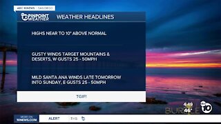 ABC 10News Pinpoint Weather with Meteorologist Megan Parry