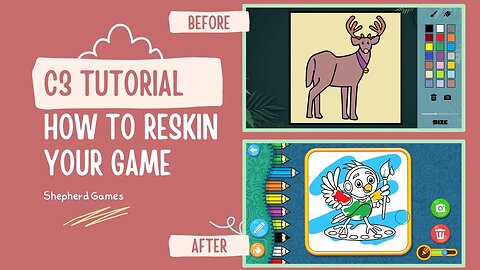 How to reskin game | Construct 3 tutorial #construct3 #reskin #gametutorials