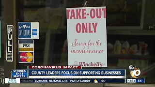 County officials look to help out local businesses affected by crisis