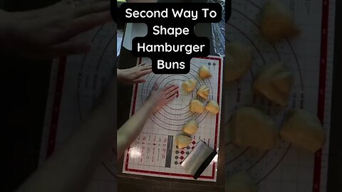 Two ways! How To Shape Hamburger Buns