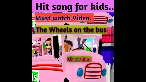 Wheels on the bus kids song