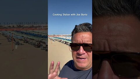🇮🇹❤️💋Must see Beach Scene in Puglia Italy. ☀️🕶️ What a beautiful day!!! Cooking Italian with Joe