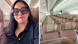 Family pays extra money for seats on nearly empty flight