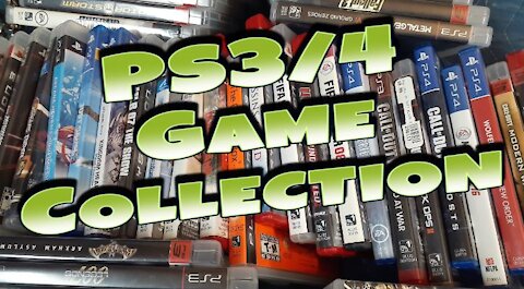 PS3 and PS4 Video Game Collection.