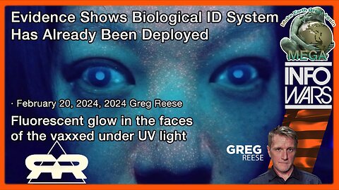 Evidence Shows Biological ID System Has Already Been Deployed · Feb 20, 2024 Greg Reese · Fluorescent glow in the faces of the vaxxed under UV light