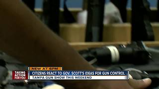 Citizen react to Gov. Scott's ideas for gun control