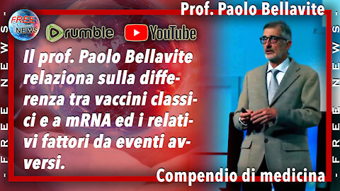 Prof. Paolo Bellavite: spiego cosa sono i vaccini classici in relazione ai sieri genici.