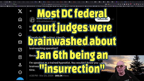 Most DC federal court judges are brainwashed about Jan 6th being an "insurrection"-487