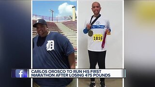 Metro Detroit man to run first marathon after losing 475 pounds