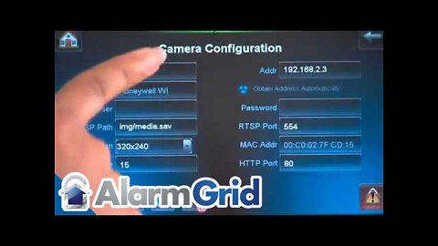 How to setup an IP Camera with Tuxedo Touch