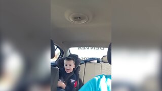 A Carseat Can't Keep this Kiddo From Dancing!