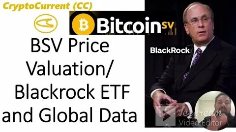 BitcoinSV (BSV) price valuation (BLACKROCK ETF + DATA $) = $X,XXX,XXX