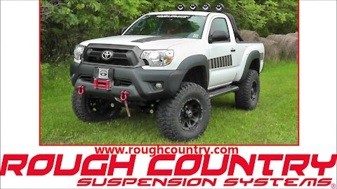 TOYOTA TACOMA THROWBACK BUILD- ROUGH COUNTRY LIFT