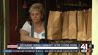 Lawrence restaurant donating sack lunches to those in need amid COVID-19 pandemic