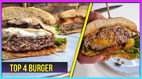 4 unglaublich leckere Burger-Rezepte zum Selbermachen