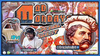 🔵 Mod Mondays Ep 35 | Eric John Pizza | Art on Rumble