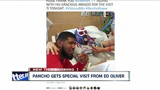 Buffalo Bills super fan gets special visit from Ed Oliver