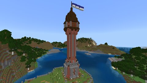 How to build a Working Lighthouse in Minecraft