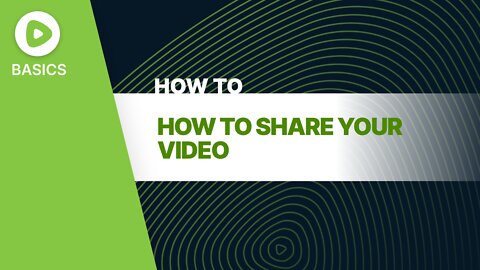 Rumble Basics: How to Share your Video