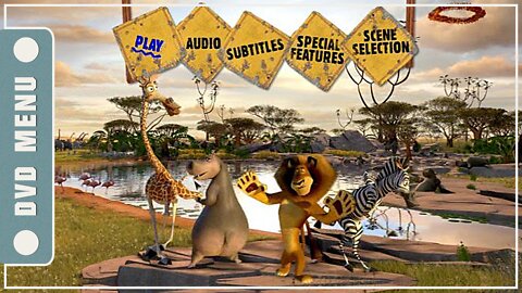 Madagascar: Escape 2 Africa - DVD Menu