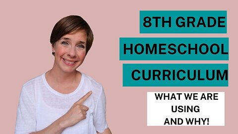 8th Grade Homeschool Curriculum || Middle School || Homeschool Curriculum Picks