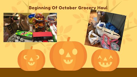 Beginning of October Grocery Haul