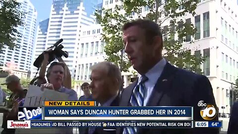 Ex-staffer accuses Hunter of grabbing her at party