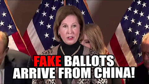 Sidney Powell: FAKE BALLOTS Arriving from China & Mexico