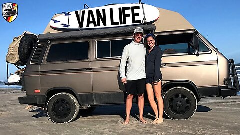 They Quit Their Jobs to Live the Van Life in their 1985 VW Vanagon!